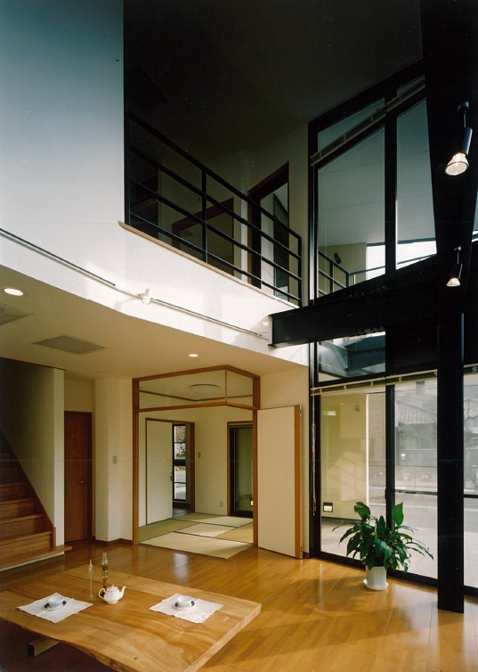 三宅建築設計事務所 高山邸 山梨県 鉄骨造 2階建