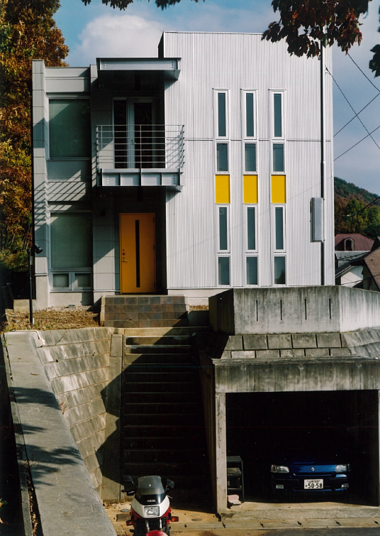 三宅建築設計事務所 河西邸 山梨県 鉄骨造 2階建