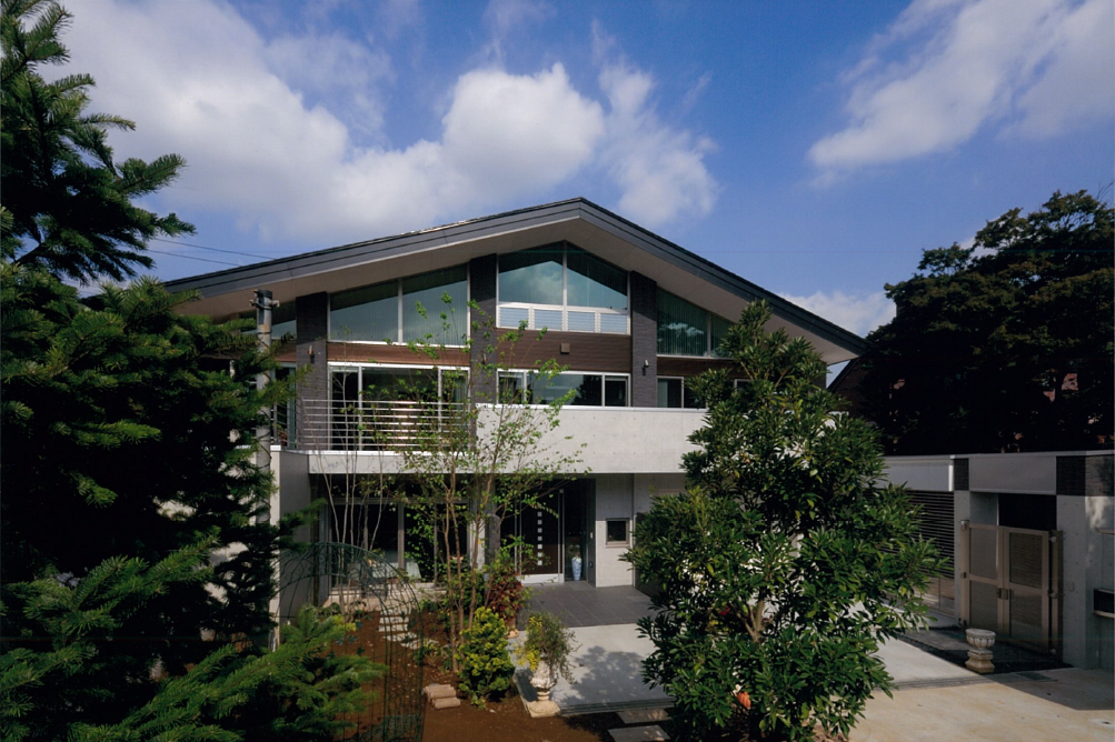 三宅建築設計事務所 朝賀邸 東京都 RC造 鉄骨造 2階建