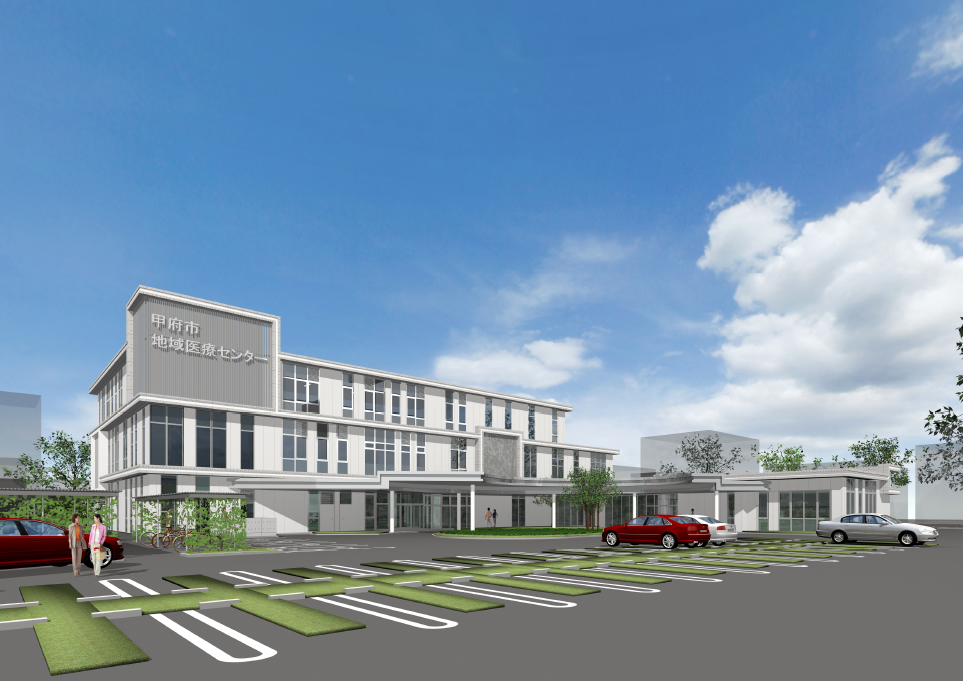 三宅建築設計事務所 甲府市地域医療センター 山梨県 鉄骨造 3階建
