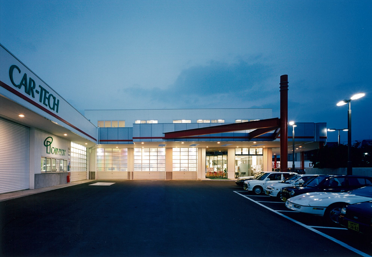 三宅建築設計事務所 山梨ダイハツ販売（株）本社 山梨県 鉄骨造 2階建