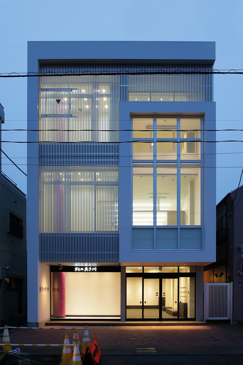 三宅建築設計事務所 きものあさ川 山梨県 鉄骨造 3階建