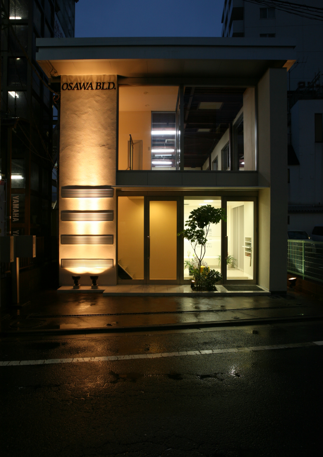 三宅建築設計事務所 大沢歯科 東京都 鉄骨造 2階建