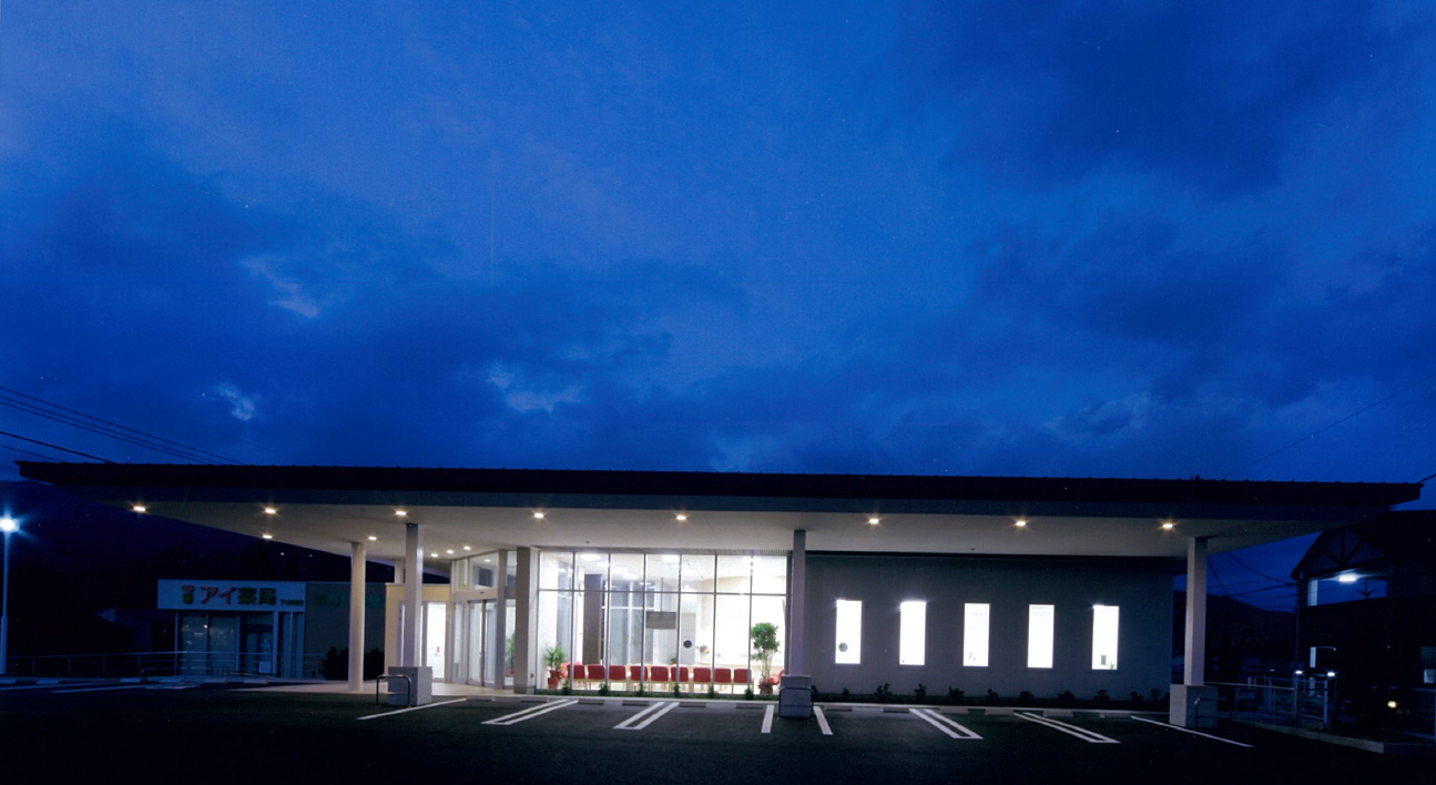 三宅建築設計事務所 さいとう眼科クリニック 山梨県 鉄骨造 2階建