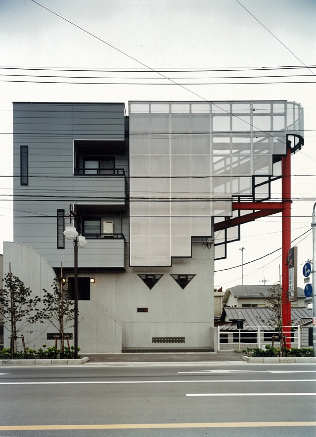 三宅建築設計事務所 田中興業ビル 山梨県 RC造 鉄骨造 4階建