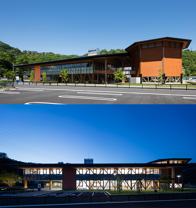 三宅建築設計事務所 健康科学大学看護学部 1号館・講義棟 山梨県 木造 2階建 LIXIL FRONT CONTEST 2016 グランプリ 受賞