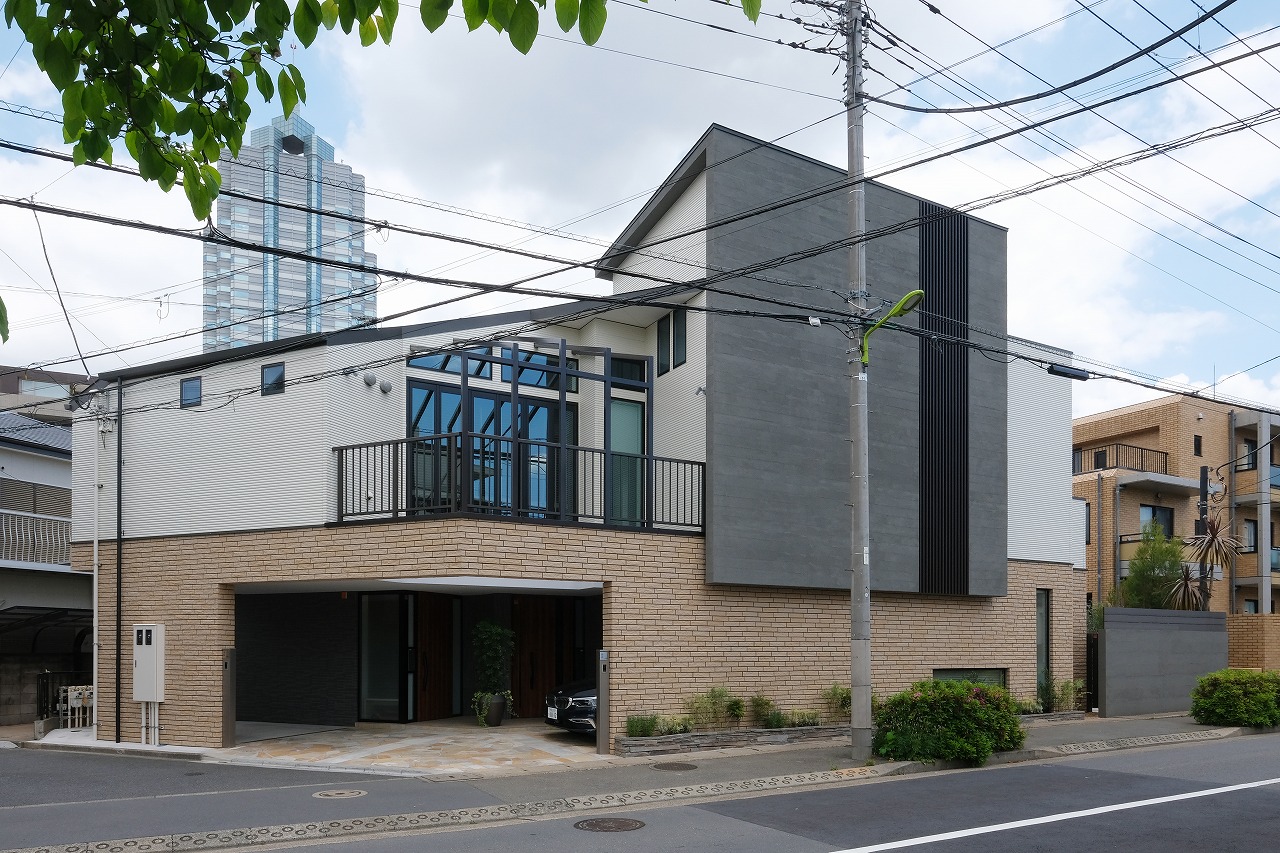 三宅建築設計事務所 藤崎邸 東京都 RC造 木造 地下1階 地上2建