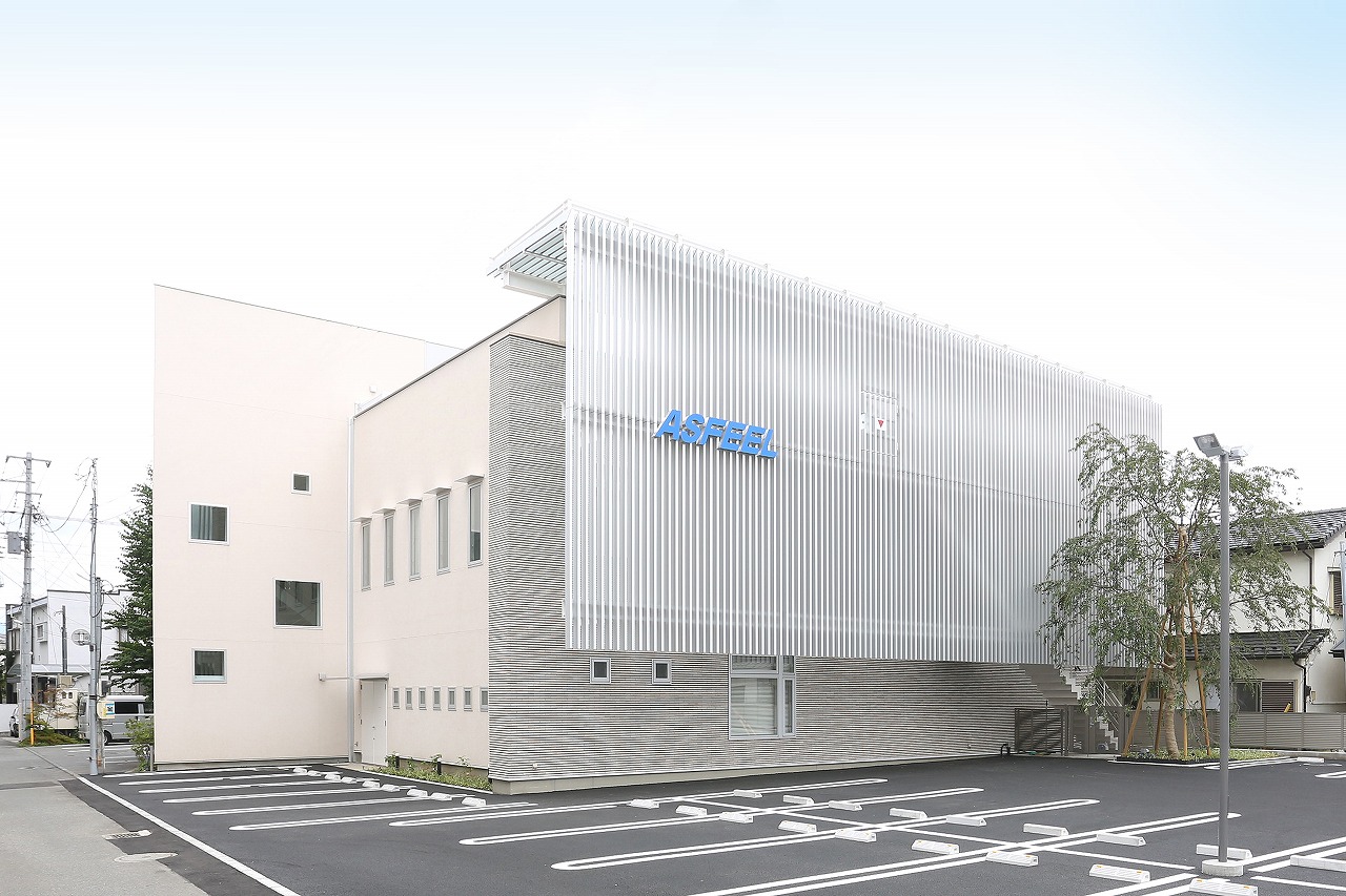 三宅建築設計事務所 アスフィ－ル本社増築 山梨県 鉄骨造 2階建